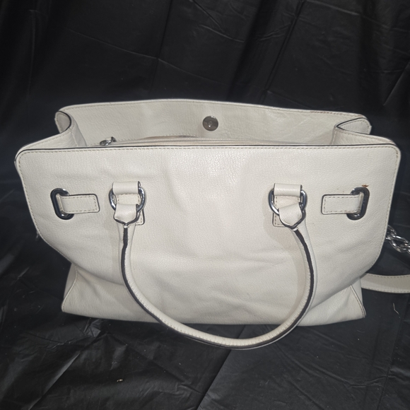 Michael Kors White Leather Tote Bag - Picture 2 of 4